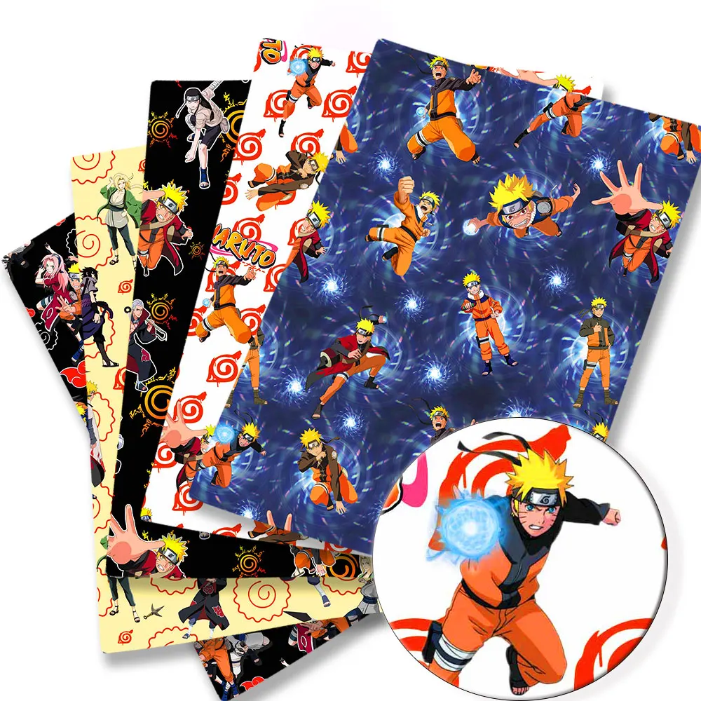 Baby Clothing Fabric - ناروتو أنيمي الأجهزة الطرفية النسيج 140*50