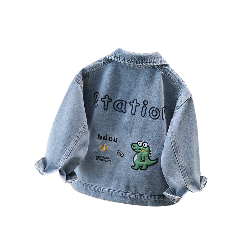 Baby Clothing Usa - لطيف نمط الطفل الطفل الدنيم سترة