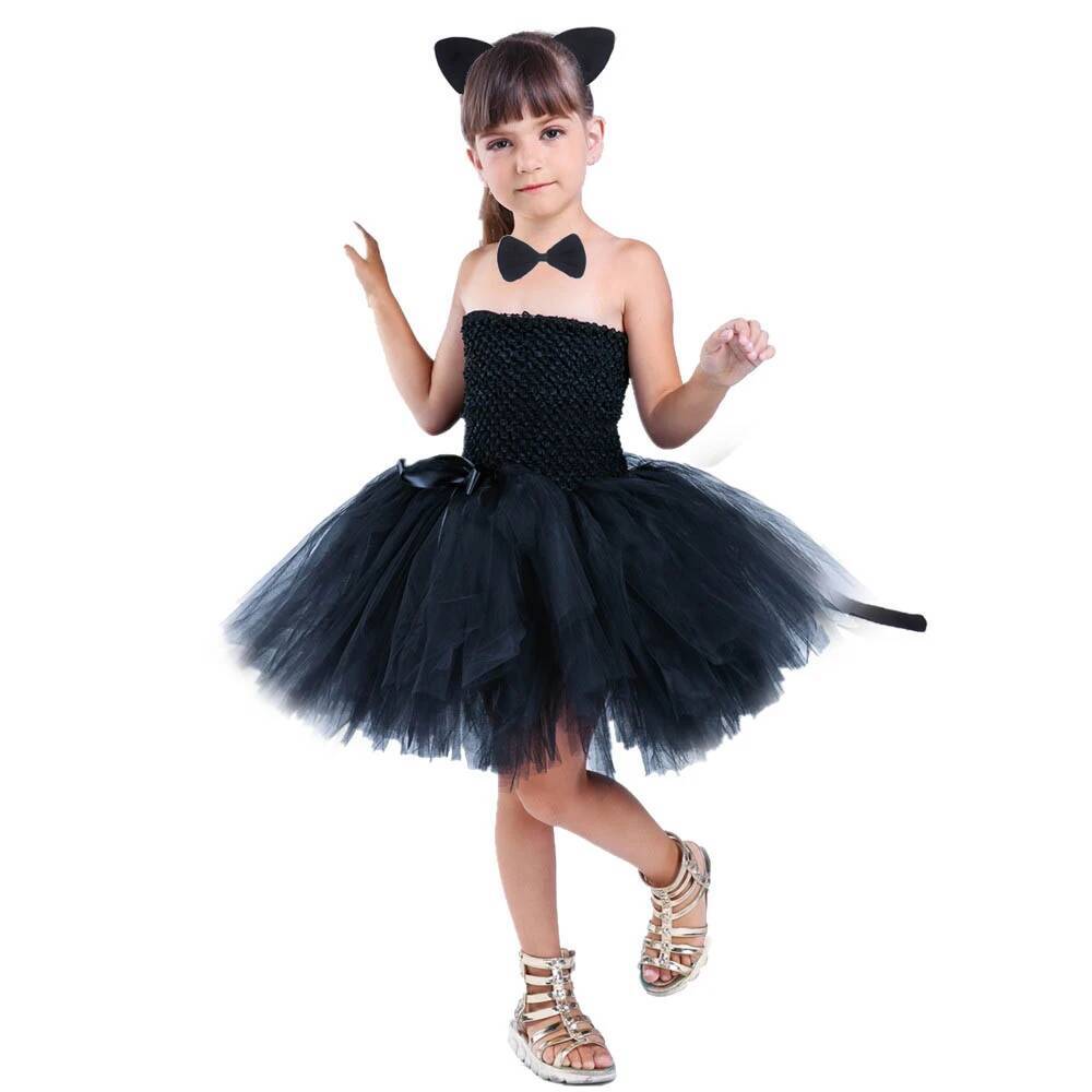 Baby Clothing Usa - فستان توتو أسود لطيف على شكل