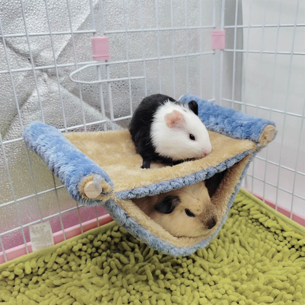 Fleece Sleep Bag - طبقة مزدوجة شتاء دافئ الفئران أرجوحة