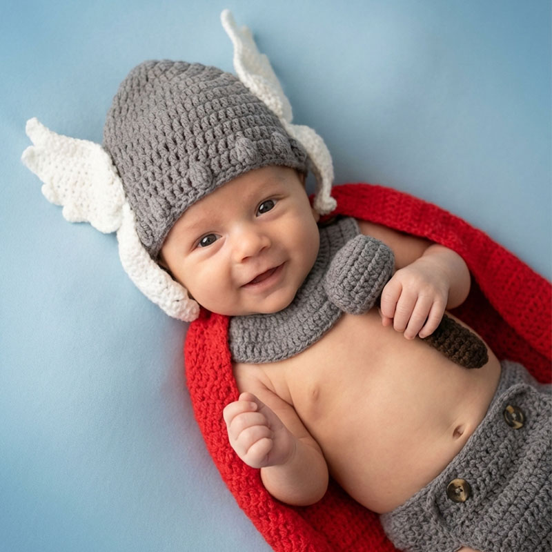 Baby Clothing Set - ملابس تصوير للمواليد الجدد، زي ثور