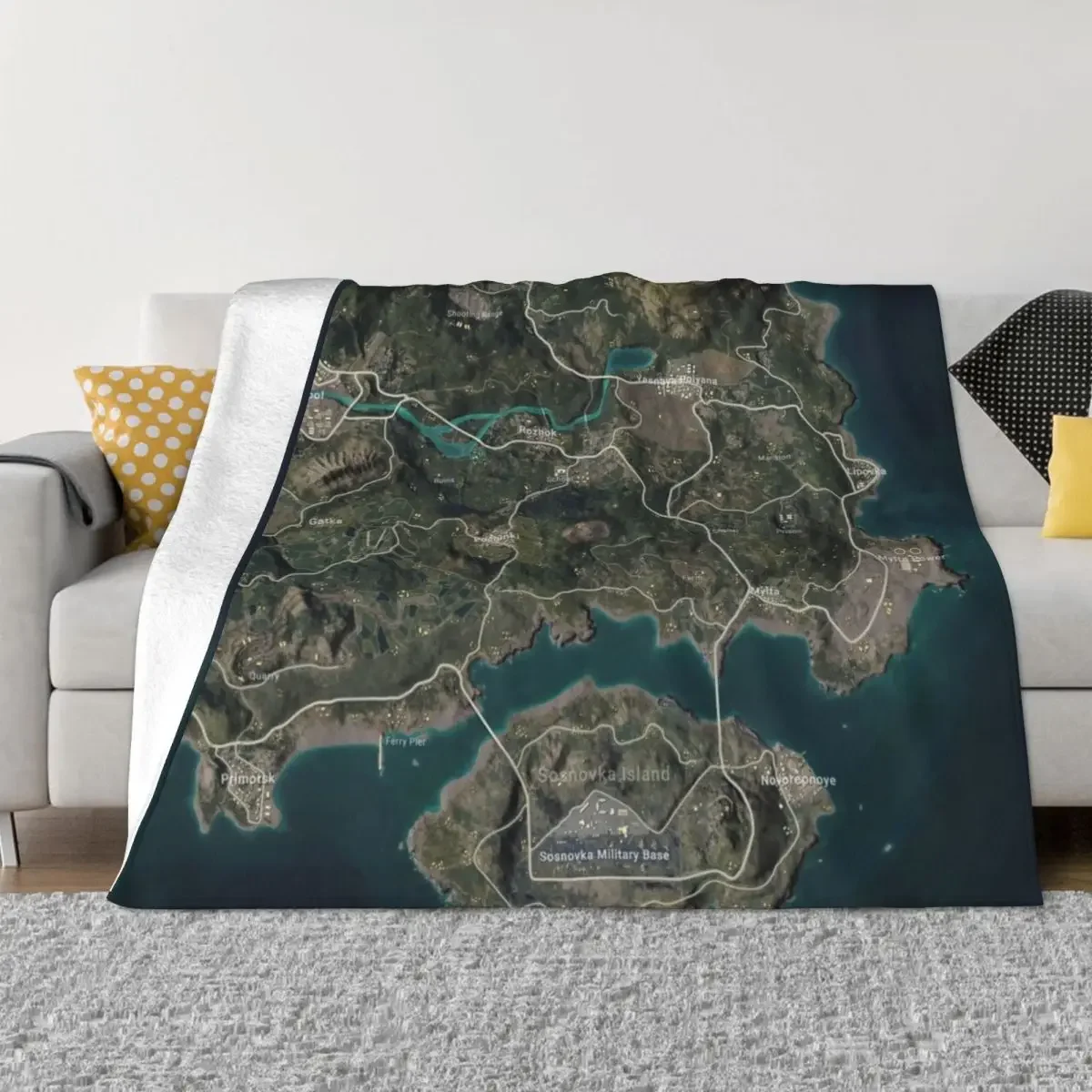بطانية رمي PUBG Erangel للأرائ - مراجعة Fleece Sleep Bag وسعره