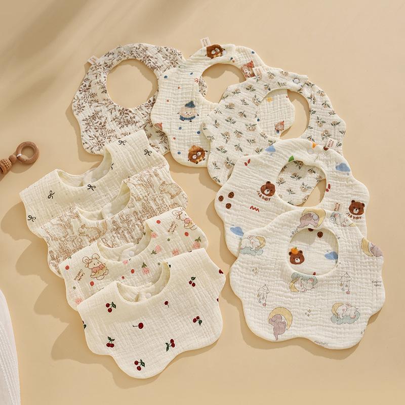 ✰ ✪ 1 قطعة مريلة أطفال قطنية ل - مراجعة Baby Clothing Fabric وسعره