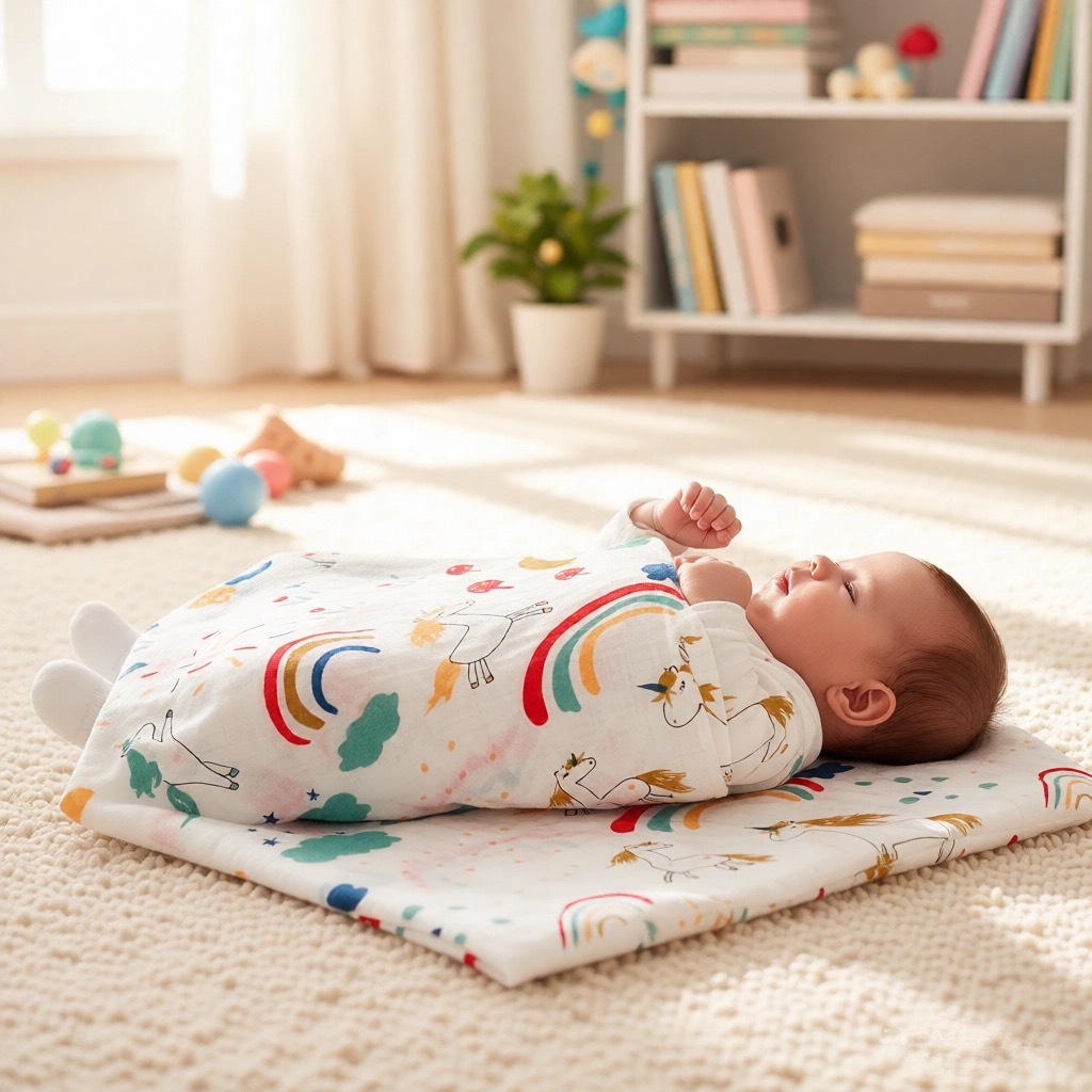 4-Layer الشاش الرضع منشفة منشف - مراجعة Baby Clothing Fabric وسعره