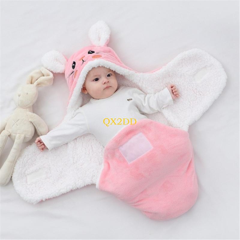 QX2D الوليد شيالة أطفال بطانية - مراجعة Fleece Sleep Bag وسعره