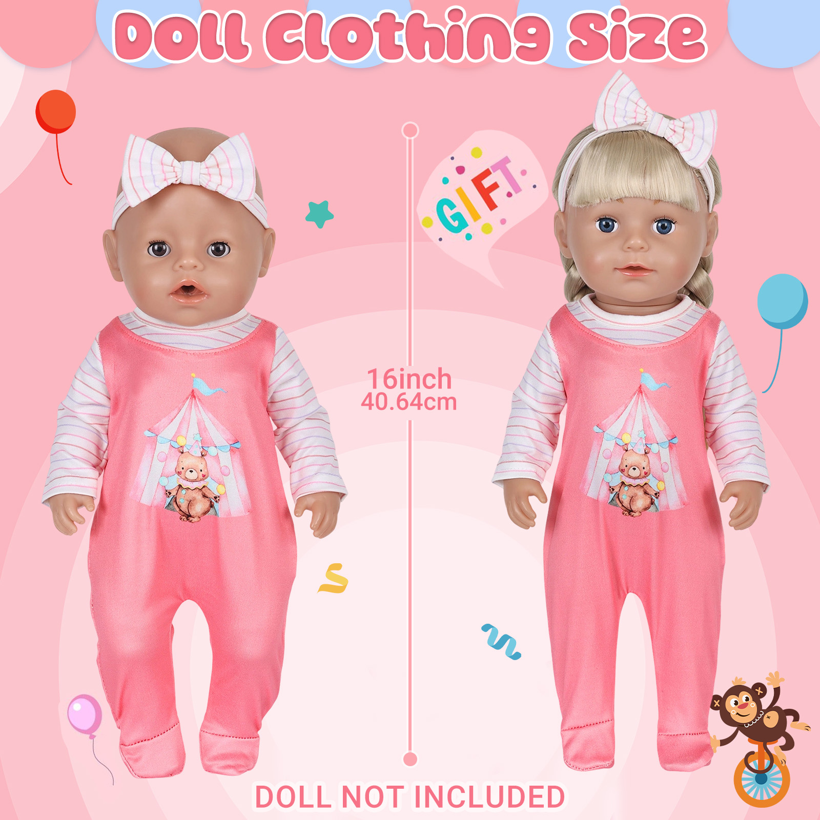 ملابس دمى للأطفال بحجم 16-18 ب - مراجعة Baby Clothing Usa وسعره