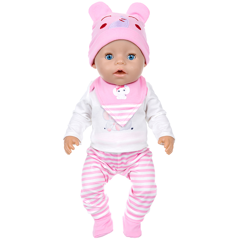 مجموعة ملابس للدمى مقاس 16-18  - مراجعة Baby Clothing Set وسعره