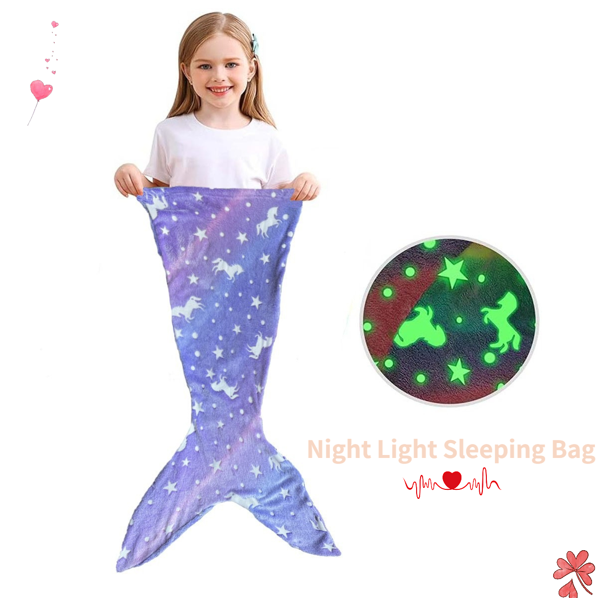 كيس نوم على شكل ذيل حورية البح - مراجعة Fleece Sleep Bag وسعره