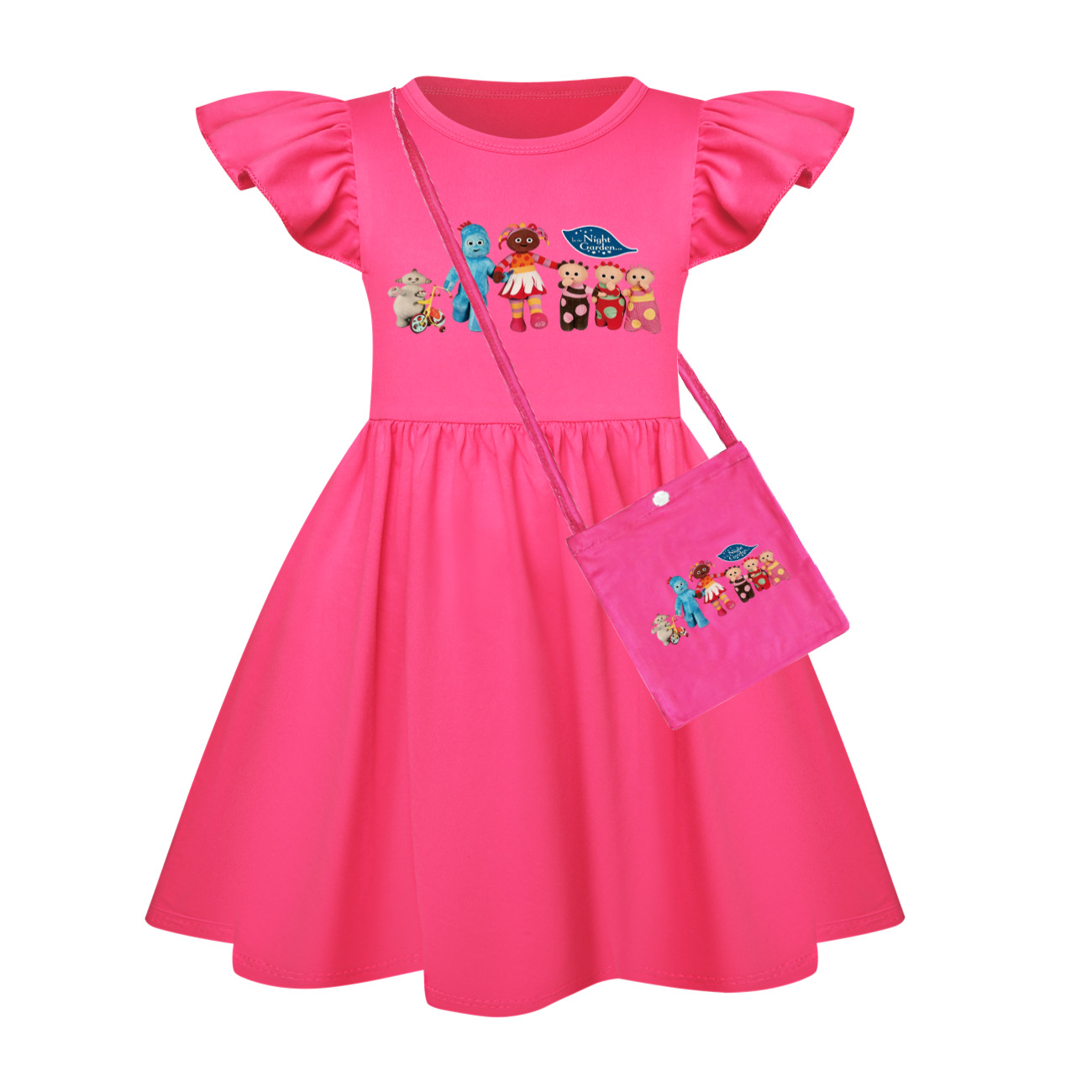فستان كرتوني بتصميم تلفزيون كر - مراجعة Baby Clothing Night وسعره