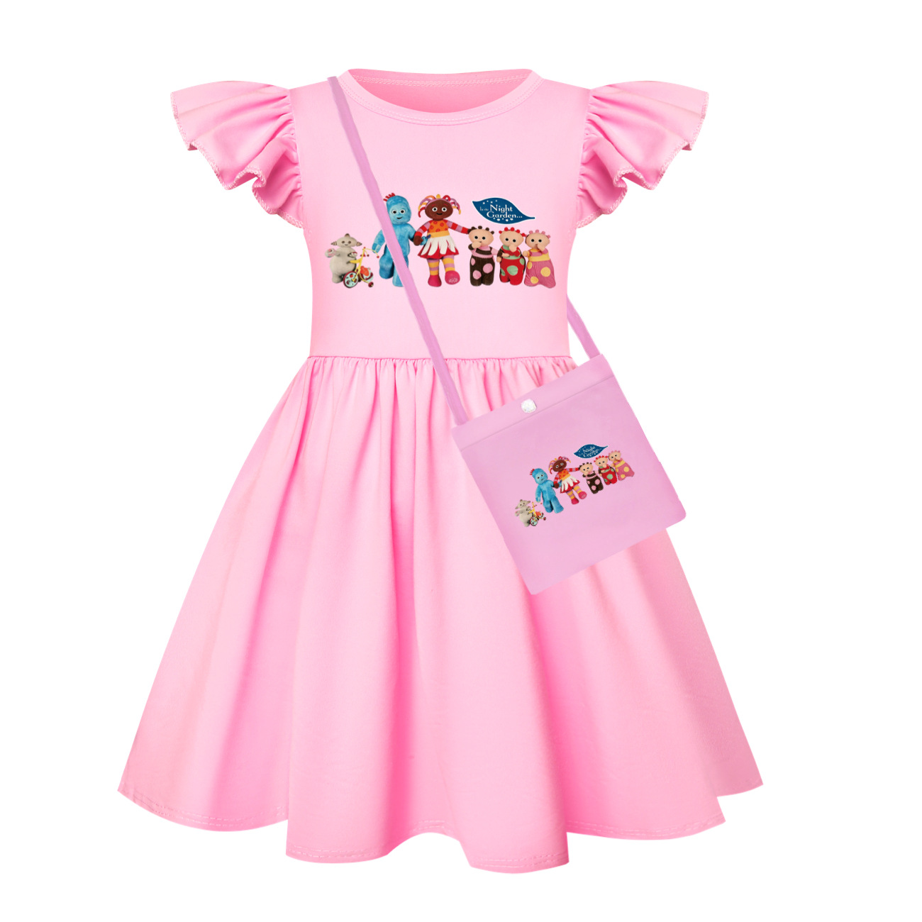 فستان كرتوني بتصميم تلفزيون كر - مراجعة Baby Clothing Night وسعره