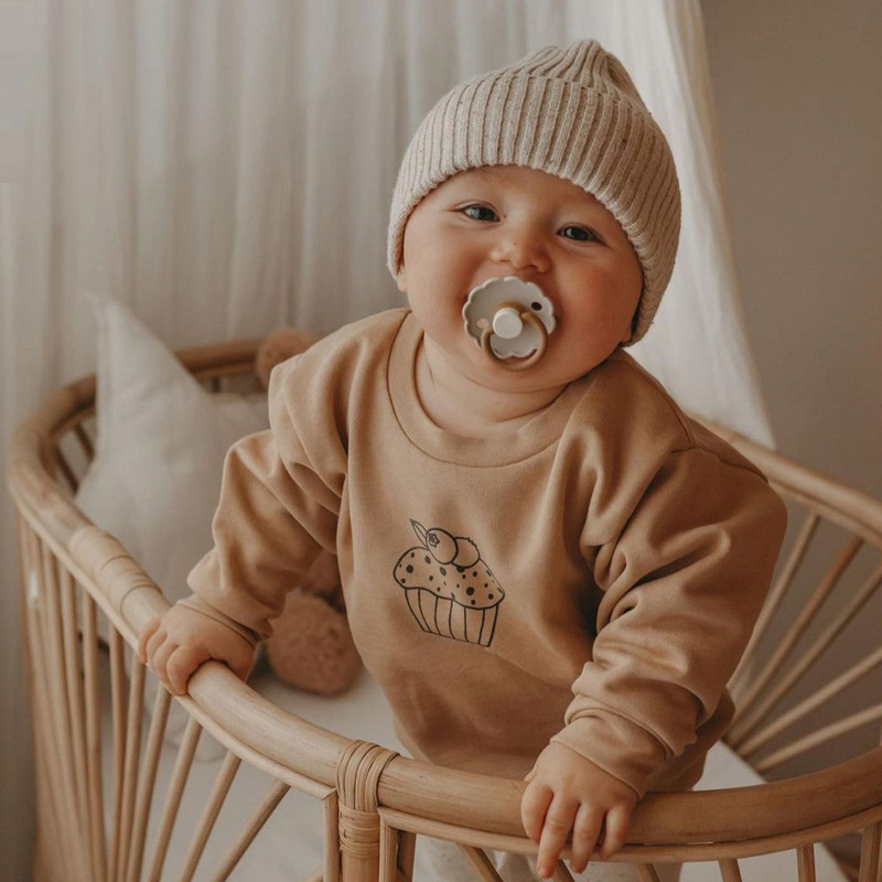 بلوزات الطفل الموضة س الرقبة ا - مراجعة Baby Clothing Organic وسعره