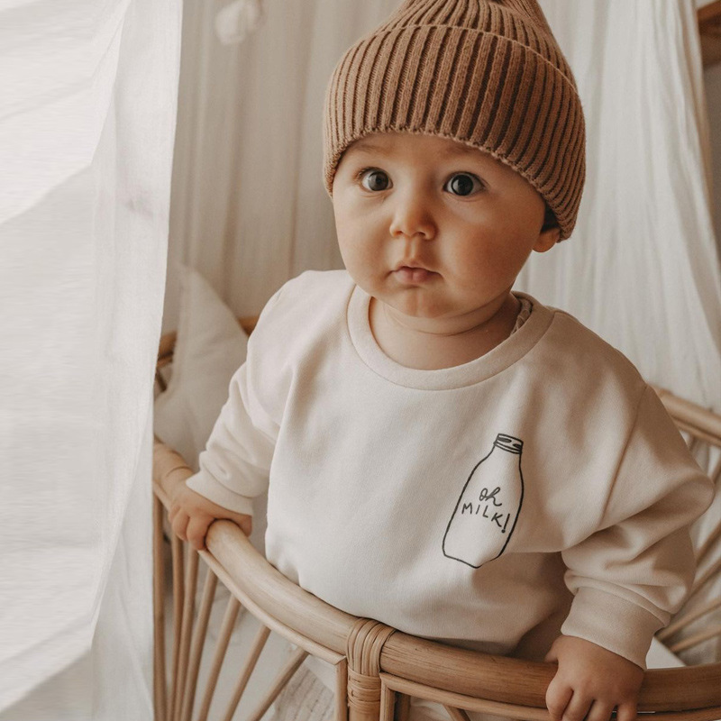 بلوزات الطفل الموضة س الرقبة ا - مراجعة Baby Clothing Organic وسعره