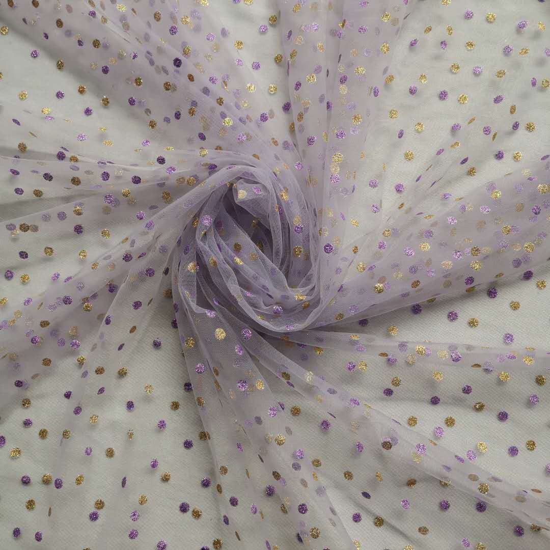 قماش شبكي ملون بنقاط البولكا د - مراجعة Baby Clothing Organic وسعره